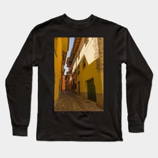 Street in Cividale del Friuli, Italy Long Sleeve T-Shirt